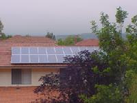 3KW Solar Electric Grid-tie and 1.2KW solar batter charging to run Feng Shui waterfall.